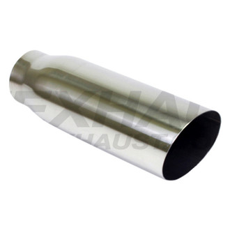 Different Trend® - Texas Series Round Slant Cut Exhaust Tip (3" Inlet, 4" Outlet, 12" Length)