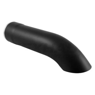 Different Trend® - Black Powder Coated Series Turndown Exhaust Tip (3.5" Inlet, 3.5" Outlet, 16" Length)