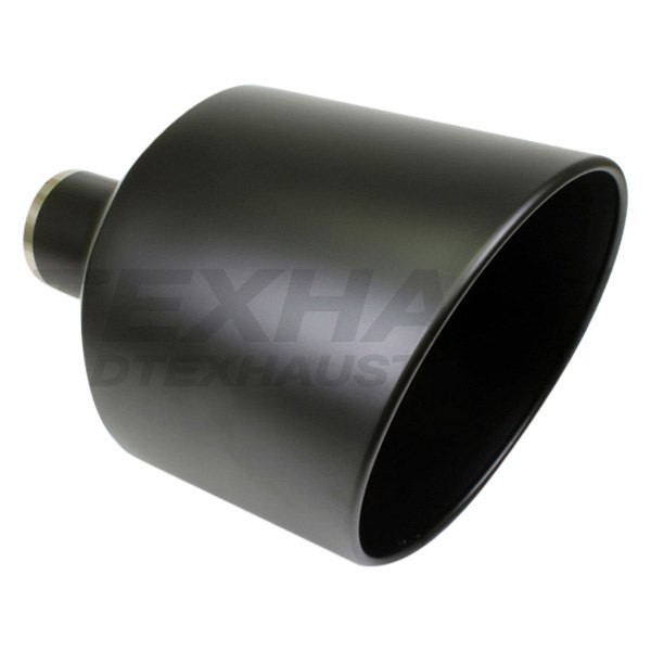 2.5" In Angle Cut Stainless Steel Turn Down Outlet Exhaust Tip 3" Out 12" Long - Foto 6