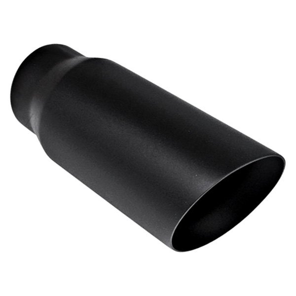 Different Trend® - Black Powder Coated Series Round Angle Cut Exhaust Tip