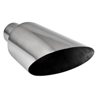 Different Trend® - Diesel Series Round Angle Cut Weld-On Exhaust Tip (4" Inlet, 8" Outlet, 18" Length)