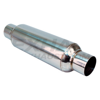Different Trend® - Stainless Steel Resonator Muffler (2.5" Center ID, 2.5" Center OD, 12" Length)
