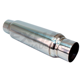 Different Trend® - Stainless Steel Resonator Muffler (3" Center ID, 3" Center OD, 12" Length)