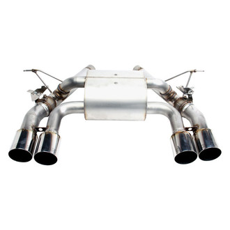 Dinan® - Free Flow™ 304 SS Axle-Back Exhaust System with Quad Rear Exit