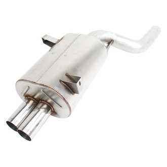 Dinan® - Free Flow™ 304 SS Axle-Back Exhaust System with Dual Rear Exit