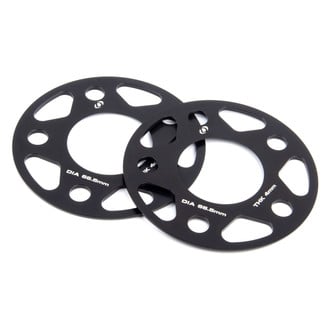 Dinan® - Black Anodized 6061-Aluminum Wheel Spacer Kit