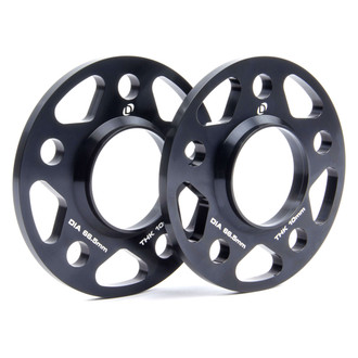 Dinan® - Black Anodized 6061-Aluminum Wheel Spacer Kit