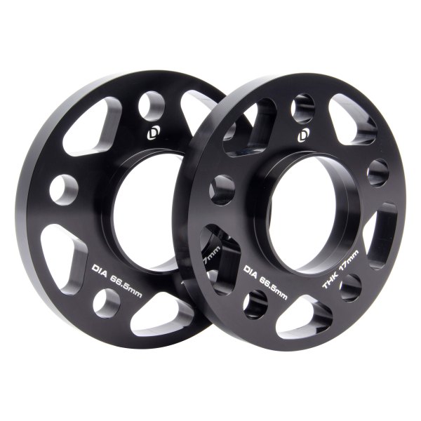 Dinan® - Black Anodized 6061-Aluminum Wheel Spacer Kit