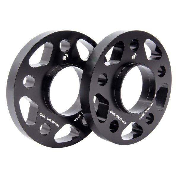 Dinan® - Black Anodized 6061-Aluminum Wheel Spacer Kit