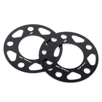 Dinan® - Black Anodized CNC-Machined Aluminum Wheel Spacer Kit