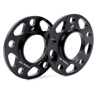 Dinan® - Black Anodized CNC-Machined Aluminum Wheel Spacer Kit