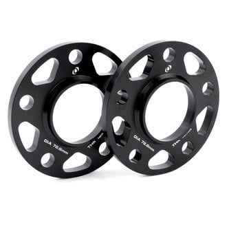 Dinan® - Black Anodized CNC-Machined Aluminum Wheel Spacer Kit