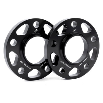 Dinan® - Black Anodized CNC-Machined Aluminum Wheel Spacer Kit