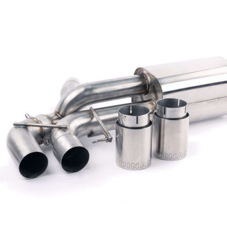 Dinan® - Free Flow™ 304 SS Axle-Back Exhaust System with Quad Rear Exit
