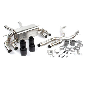 Dinan® - Free Flow™ 304 SS Axle-Back Exhaust System with Quad Rear Exit