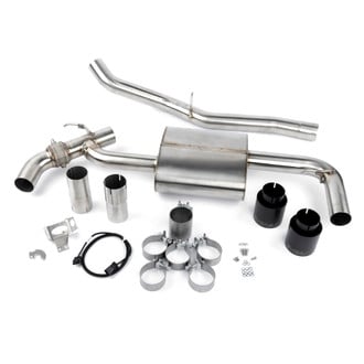 Dinan® - Free Flow™ 304 SS Valved Axle-Back Exhaust System with Split Rear Exit