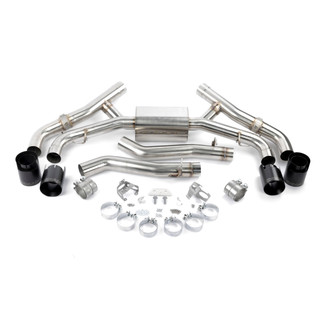 Dinan® - Free Flow™ 304 SS Valved Axle-Back Exhaust System with Quad Rear Exit