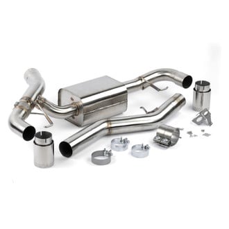 Dinan® - Free Flow™ 304 SS Valved Axle-Back Exhaust System with Split Rear Exit