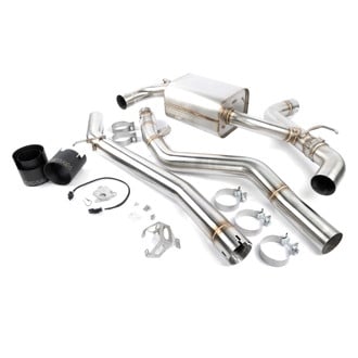 Dinan® - Free Flow™ 304 SS Valved Cat-Back Exhaust System with Split Rear Exit