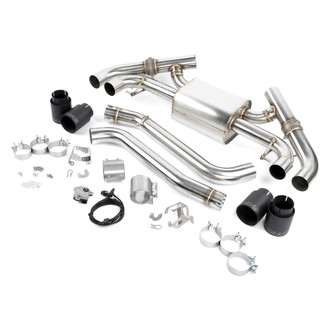 Dinan® - Free Flow™ 304 SS Valved Axle-Back Exhaust System with Quad Rear Exit