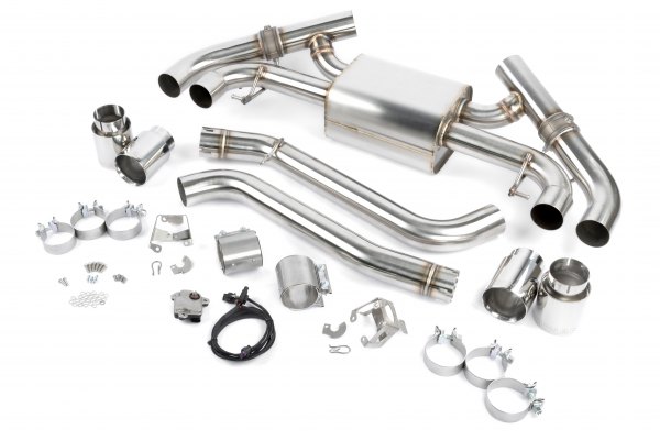 Dinan® - Free Flow™ 304 SS Valved Axle-Back Exhaust System