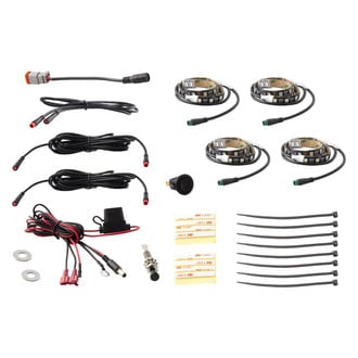 Diode Dynamics® - 19.7" Engine Bay Multicolor LED Strip Kit
