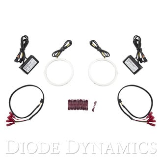 Diode Dynamics® - 3.15" HD Red LED Halo Kit