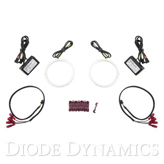 Diode Dynamics® - 3.94" HD Red LED Halo Kit