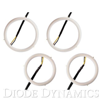 Diode Dynamics® - 3.15"/3.94" HD Amber LED Halo Kit