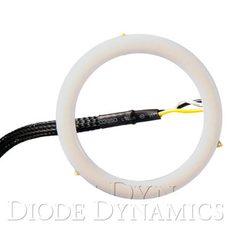 Diode Dynamics® - 2.75"/3.54" Switchback White/Amber LED Halo Kit