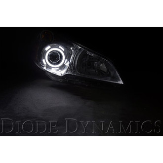Diode Dynamics® - 3.54"/4.72" Switchback White/Amber LED Halo Kit