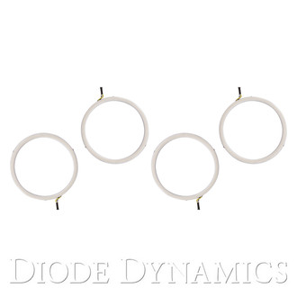 Diode Dynamics® - 5.91"/6.3" HD Red LED Halo Kit