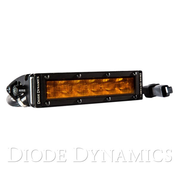 Diode Dynamics® - Stage Series Custom SAE/DOT 6" 26.6W Wide Beam Amber LED Light Bar