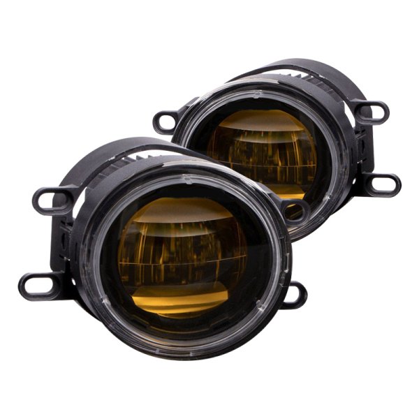 Diode Dynamics® - Fog Light Location Elite Series Type B 3.6" 2x15W Round Fog Beam Yellow LED Light Kit