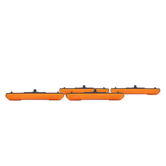 Diode Dynamics® - Sequential Front and Rear Chrome Amber LED Side Marker Lights