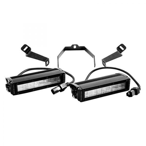 Diode Dynamics® - Grille Stage Series 6" 2x26.6W Wide Beam LED Light Bar Kit, Full Set