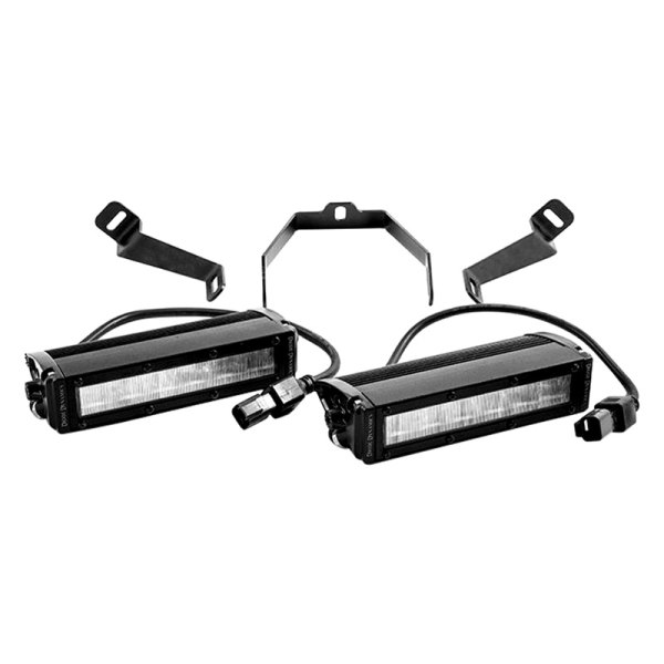 Diode Dynamics® - Grille Stage Series 6" 2x26.6W Wide Beam LED Light Bar Kit, Full Set