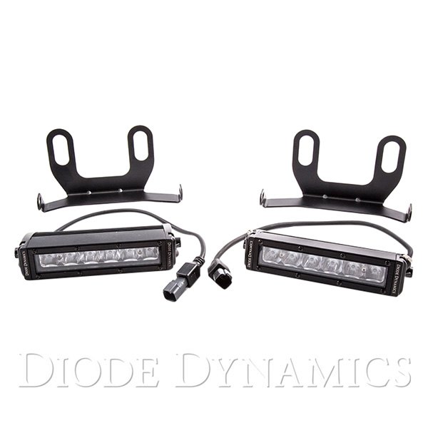 Diode Dynamics® - Bumper Opening Stage Series Custom SAE/DOT 6" 2x26.6W Driving Beam LED Light Bar Kit