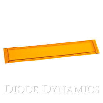 Diode Dynamics® - 6" Rectangular Amber Polycarbonate Driving Beam Outer Lens for Stage Series