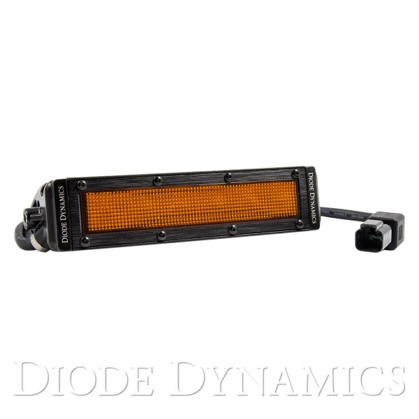 Diode Dynamics® - Stage Series Custom SAE/DOT 6" 26.6W Flood Beam Amber LED Light Bar