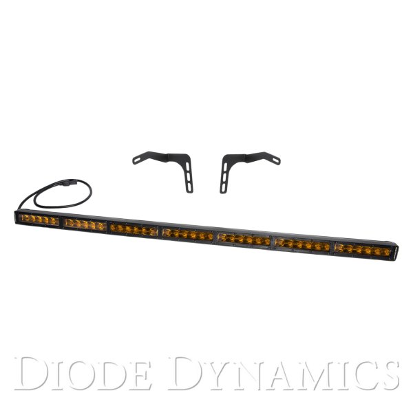 Diode Dynamics® - Lower Grille Opening Stage Series Stealth 42" 224W Driving Beam Amber LED Light Bar Kit