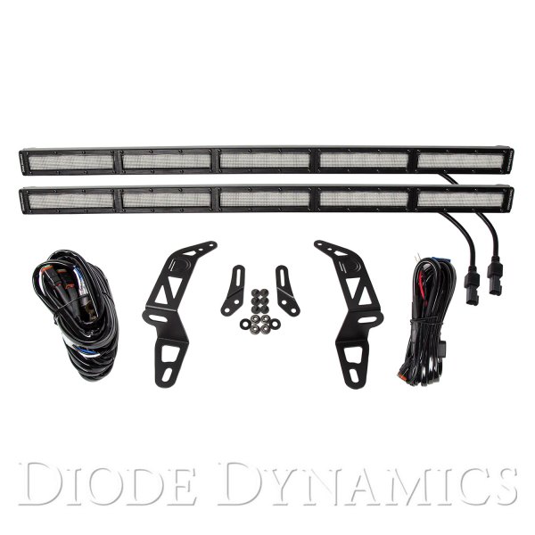 Diode Dynamics® - Bumper Stage Series 30" 2x137.2W Flood Beam LED Light Bar Kit