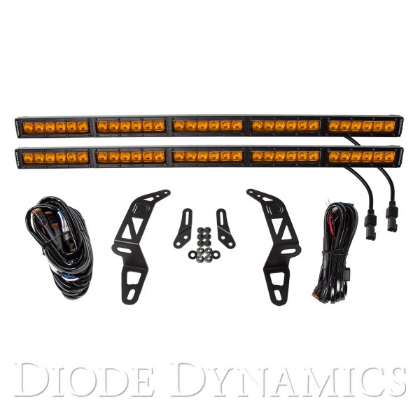 Diode Dynamics® - Bumper Stage Series 30" 2x137.2W Driving Beam Amber LED Light Bar Kit