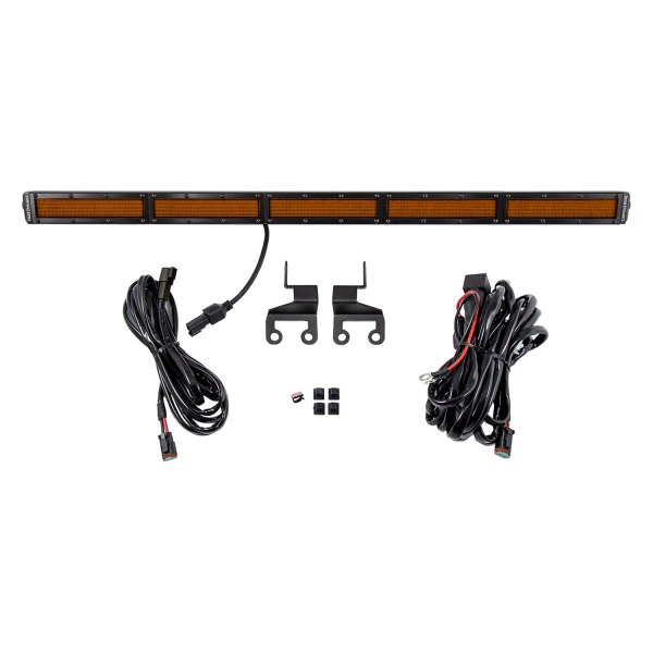 Diode Dynamics® - Rear Hardtop Stage Series 30" 137.2W Flood Beam Amber LED Light Bar Kit, Full Set