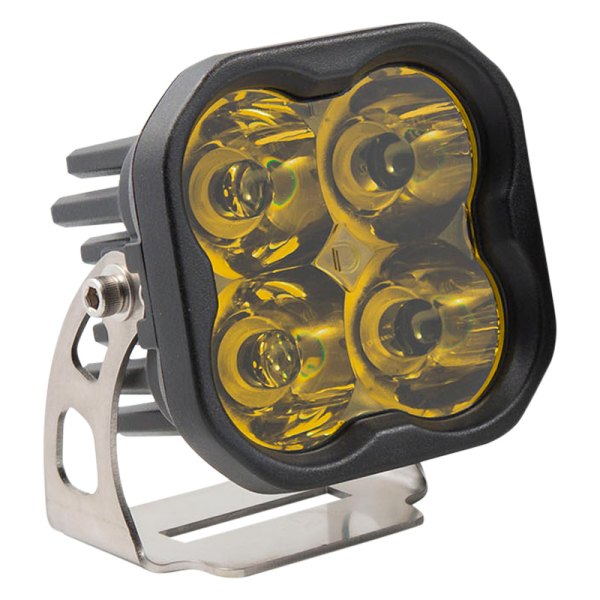 Diode Dynamics® - Stage Sport Series Standard 3" 14.5W Square Spot Beam Yellow LED Light