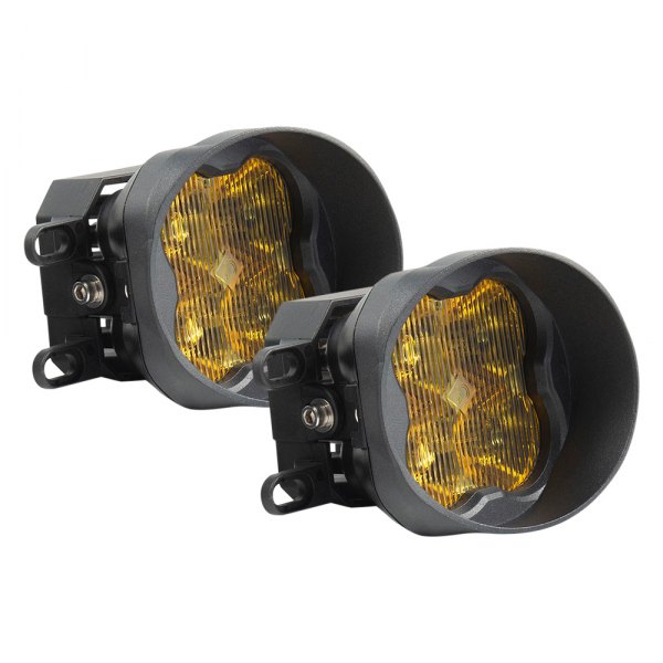 Diode Dynamics® - Stage Pro Series Type B SAE 3" 2x36W Fog Beam Yellow LED Lights