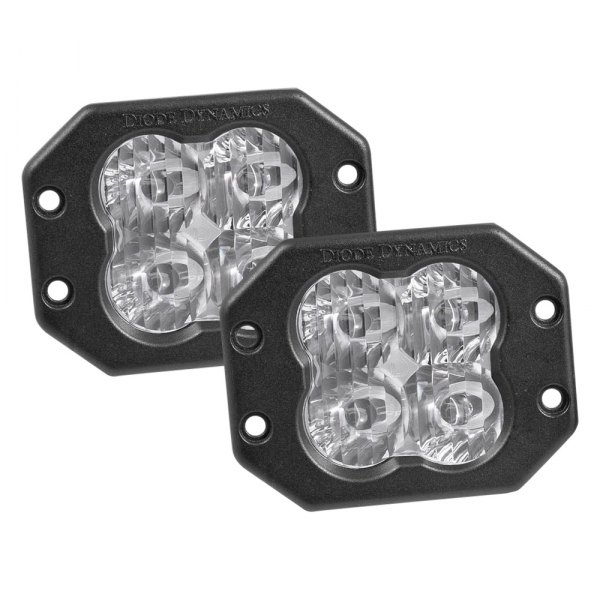 Diode Dynamics® - Stage Sport Series SAE Flush Mount 3" 2x14.5W Driving Beam LED Lights