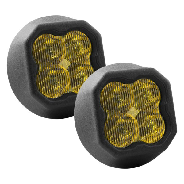 Diode Dynamics® - Fog Light Location Stage Pro Series Type GM SAE 3" 2x36W Fog Beam Yellow LED Light Kit