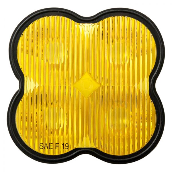 Diode Dynamics® - 3" Yellow Polycarbonate Fog Beam Lens for Stage Series