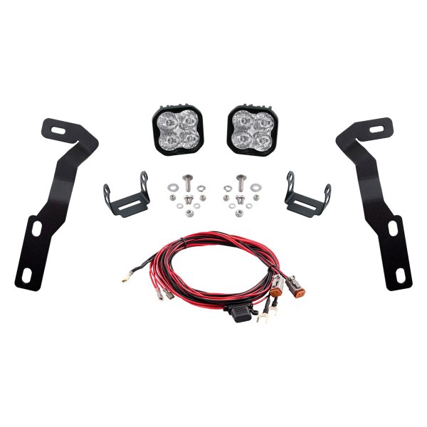 Diode Dynamics® - Hood Ditch Stage Pro Series 3" 2x36W Driving Beam LED Light Kit, Full Set